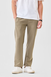 Snitch Solid Men Brown Track Pants