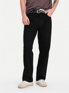 Snitch Straight Fit Men Black Jeans