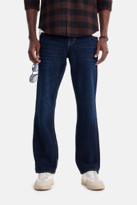 Snitch Straight Fit Men Dark Blue Jeans