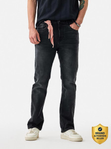 Snitch Straight Fit Men Dark Grey Jeans