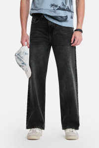 Snitch Straight Fit Men Dark Grey Jeans