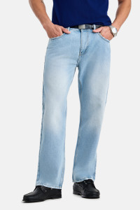 Snitch Straight Fit Men Light Blue Jeans