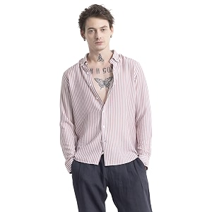 SNITCH Stripehaven Green Stripe Shirt
