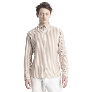 SNITCH Stripehaven Green Stripe Shirt