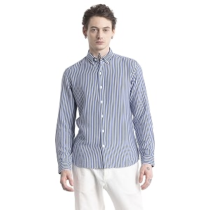 SNITCH Stripehaven Green Stripe Shirt