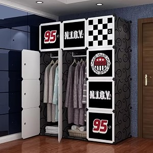 plastic soft sheet 12 door wardrobe for kids almirah for kids cupboard for kids baby collapsible wardrobe for clothes rack for storage clothestoybook in bedroom nursery