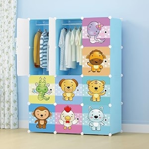 plastic soft sheet 12 door wardrobe for kids almirah for kids cupboard for kids baby collapsible wardrobe for clothes rack for storage clothestoybook in bedroom nursery