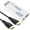 SNLLMZI Wii to HDMI Adapter Converter with 3.5mm Audio Jack & 1080p 720p HDMI Output, Compatible with All Wii Modes
