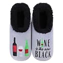 Snoozies Slipper Socks -Funny Quote