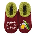 Snoozies Slipper Socks -Funny Quote