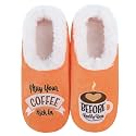 Snoozies Slipper Socks -Funny Quote