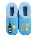 Snoozies Slipper Socks -Funny Quote