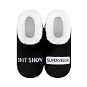 Snoozies Slipper Socks -Funny Quote