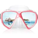 Snorkel Diving Mask Panoramic HD Swim Mask, Anti-Fog Scuba Diving Goggles,Tempered Glass Dive Mask Adult Youth Swim Goggles with Nose Cover for Diving, Snorkeling, Swimming
