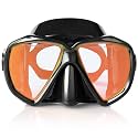 Snorkel Diving Mask Panoramic HD Swim Mask, Anti-Fog Scuba Diving Goggles,Tempered Glass Dive Mask Adult Youth Swim Goggles with Nose Cover for Diving, Snorkeling, Swimming