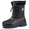Snow Boots for Men Waterproof Lightweight Winter Men's Snow Boots