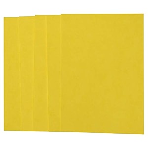 snow crafts a4-size coloured crafts sheets 75-95 gsm pack of 100 sheets yellow