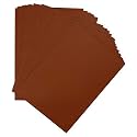 Snow Crafts A4-Size Coloured Crafts Sheets 75-95 GSM (PACK OF 100 SHEETS) (Brown)