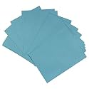 Snow Crafts A4-Size Coloured Crafts Sheets 75-95 GSM (Pack of 100 Sheets) (Light Blue)