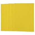 Snow Crafts A4-Size Coloured Crafts Sheets 75-95 GSM (PACK OF 100 SHEETS) (Yellow)