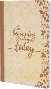 snow crafts office diaries diary notebook b6 diary unruled 112 pages cream and brown