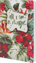snow crafts Office Diaries, Diary Notebook B6 Diary Unruled 112 Pages (Red and White)