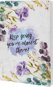 snow crafts Office Diaries, Diary Notebook B6 Diary Unruled 112 Pages (White and Purple)