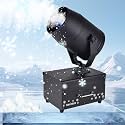Snow Machines for Outdoors 2000W Stage Snow Machines, 90° Shaking Head Artificial Snows Machine with Remote Control 50m² Area Covered for Marriage Proposals, DJ Parties, Christmas
