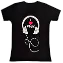 Snowball Printed Regular Fit T-Shirt Top for GirlsKids