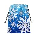 Snowflake Grip Bags for Gymnastics Small Lightweight Drawstring Gym Bag
