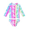 Snowheart Girls Swimsuit Long Sleeve Rash Guard