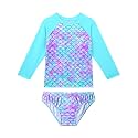 Snowheart Girls Swimsuit Long Sleeve Rash Guard
