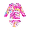 Snowheart Girls Swimsuit Long Sleeve Rash Guard