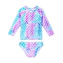 Snowheart Girls Swimsuit Long Sleeve Rash Guard
