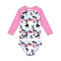 Snowheart Girls Swimsuit Long Sleeve Rash Guard
