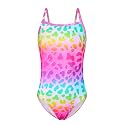 Snowheart Girls Swimsuit One-Piece Bathing Suits Multicolor Kids Sport Summer Beach Swimwear for 2-12 Years Old