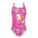 Snowheart Girls Swimsuit One-Piece Bathing Suits Multicolor Kids Sport Summer Beach Swimwear for 2-12 Years Old
