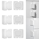 SNOWIE Soft® 6Pcs Child Safety Locks Cabinet Lock &amp; Drawer Locks for Kids Drawer Baby Proofing Anti-Open Lock No Drill Adhesive Baby Safety Products for Home Cabinets, Sliding Door, Refrigerator