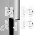 SNOWIE Soft 5 Pcs Baby Proofing Cabinet Drawer Locks Adhesive Easy Install