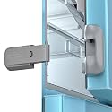 SNOWIE SOFT® Fridge Locks Child Proof Baby Proofing Products for Easy Cabinet Child Lock for Drawers and Cupboard Reliable Security with Self Adhesive Design 190mm Plastic Durable Construction