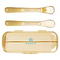 SNOWIE SOFT Set of 2 Silicone Baby Feeding Spoons 0-12 Months 30°/70° Curve