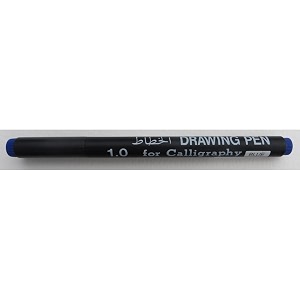 snowman calligraphy pens - blue - 10