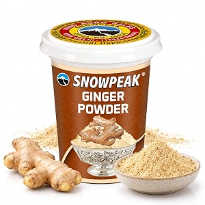 snowpeak ginger powder 40g  pure saunthsonth  for tea cooking baking  no added colours fillers additives or preservatives