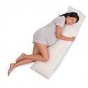 Snuggle-Pedic 18x54 Down Alternative Maternity Body Pillow for Side Sleeper