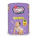 Snuggy Baby Diaper Pants Large 50 Count (Pack of 1), 9-13 kgs, Rapid Absorption, Anti - Bacterial