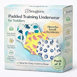 snugkins - snug potty training pull-up pants for babiestoddlerskids reusable potty training padded underwear