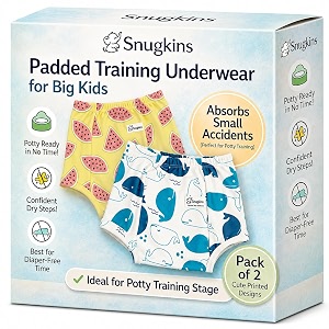 snugkins - snug potty training pull-up pants for babiestoddlerskids reusable potty training padded underwear