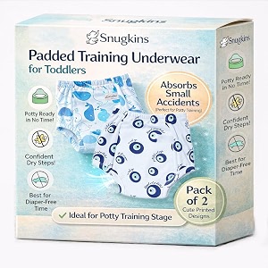 snugkins - snug potty training pull-up pants for babiestoddlerskids reusable potty training padded underwear
