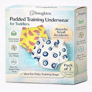 snugkins - snug potty training pull-up pants for babiestoddlerskids reusable potty training padded underwear