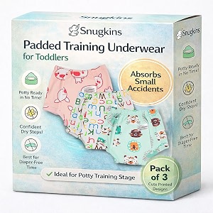 snugkins - snug potty training pull-up pants for babiestoddlerskids reusable potty training padded underwear